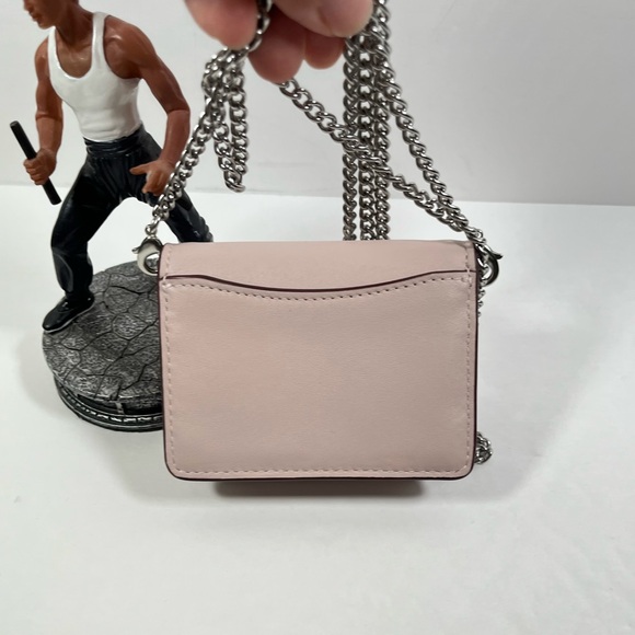 Coach Mini Wallet On A Chain With Sparkly Butterfly Print CCI81 NWT - Picture 3 of 6